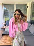 Pink puf jacket