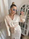 Satin Gold Tunika