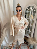 Satin Gold Skirt