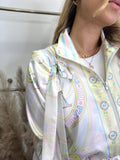 Set zip satin Pastel