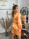Short satin Light Orange