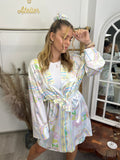 Kimono krátke Pastel