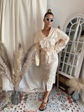 Satin Gold Tunika