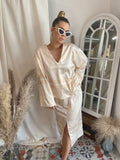 Satin Gold Tunika