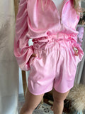 Short satin Pink