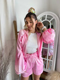 Satin Jaket Pink