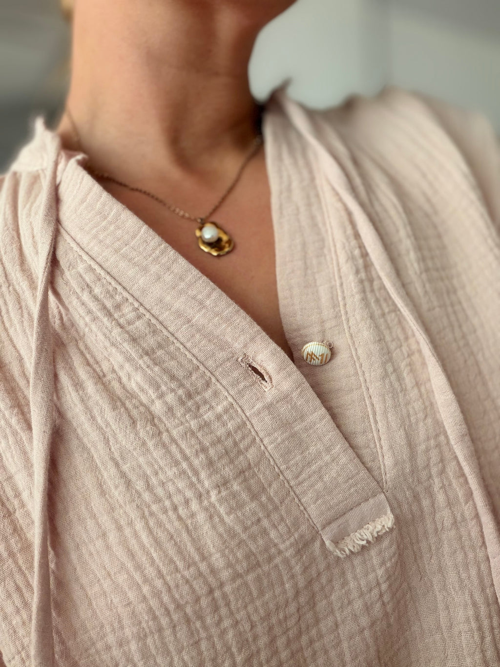 Mušelín dress beige