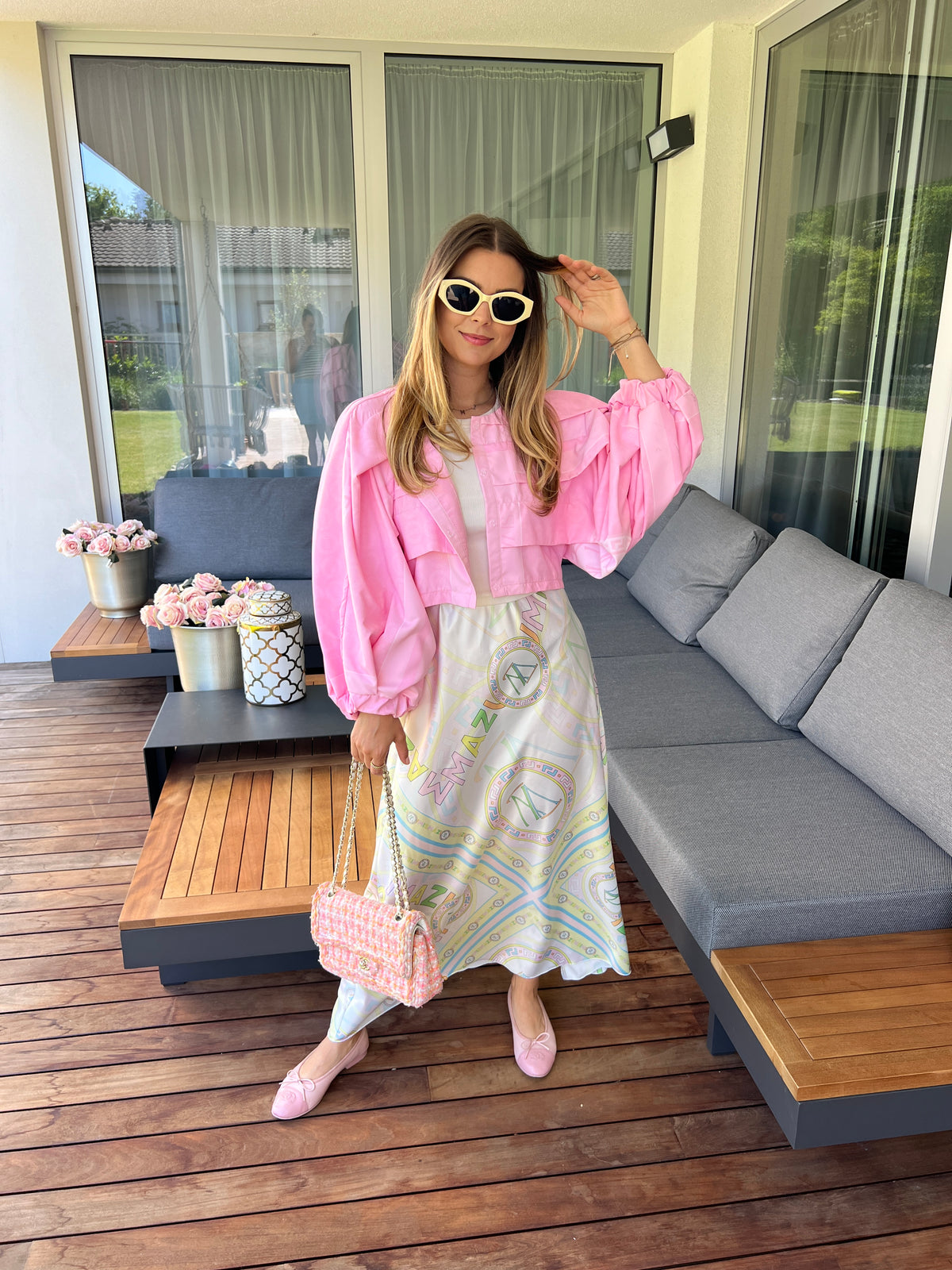 Na mieru- Pink puf jacket