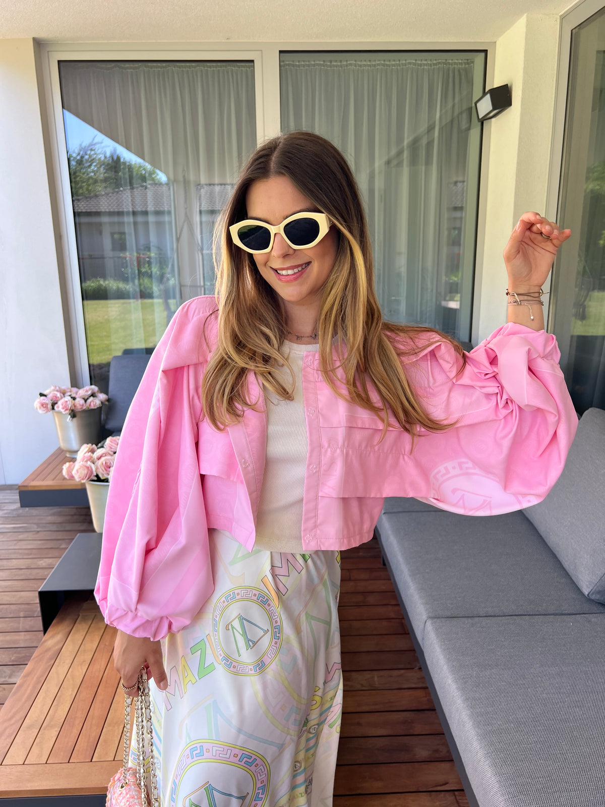 Na mieru- Pink puf jacket