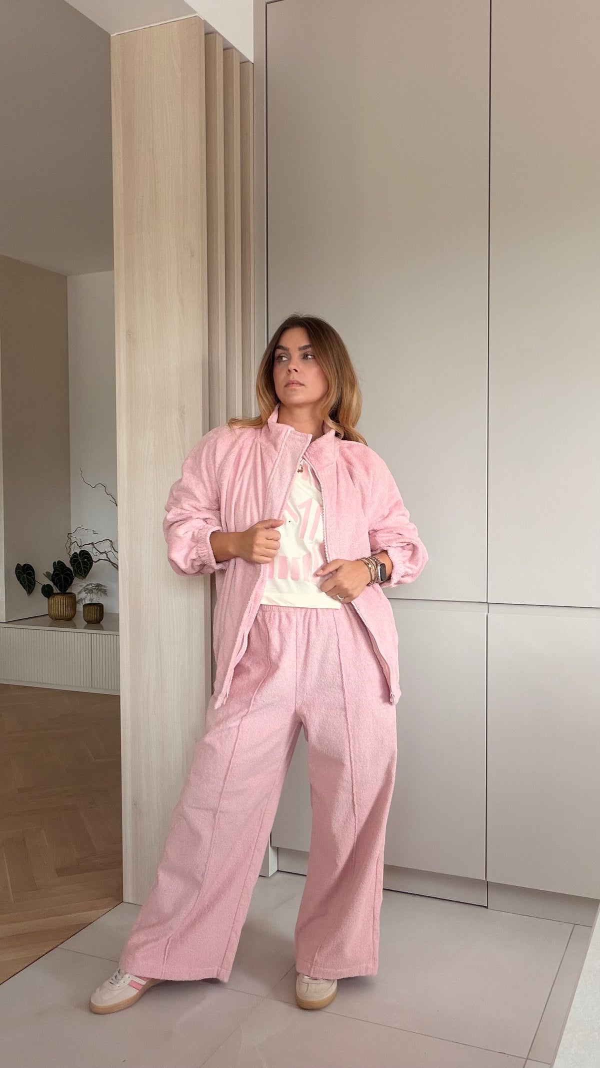 Na mieru- Baby Pink Froté Set