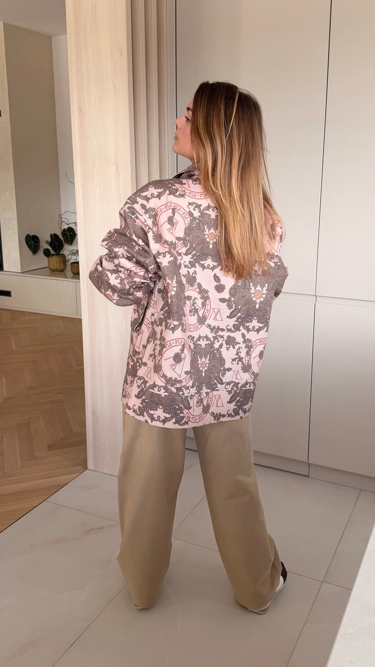 Skladom - Brown flower Jacket