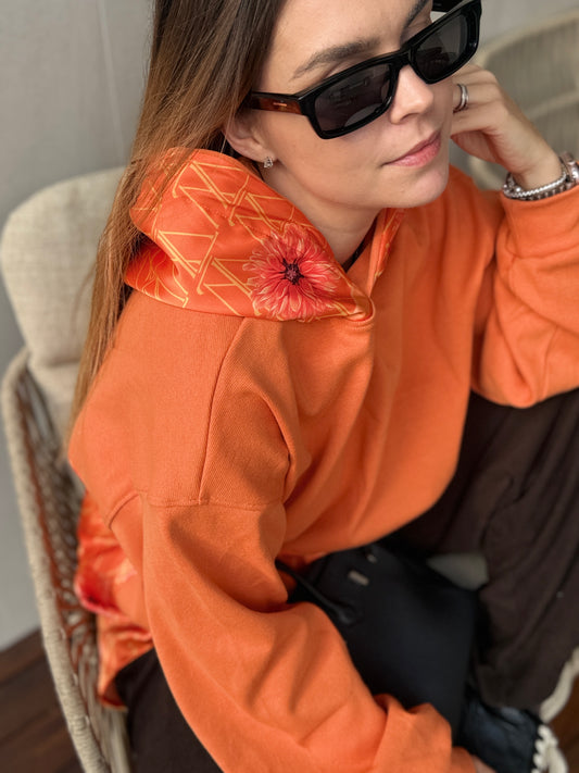 Skladom-Orange Hoodie M/L