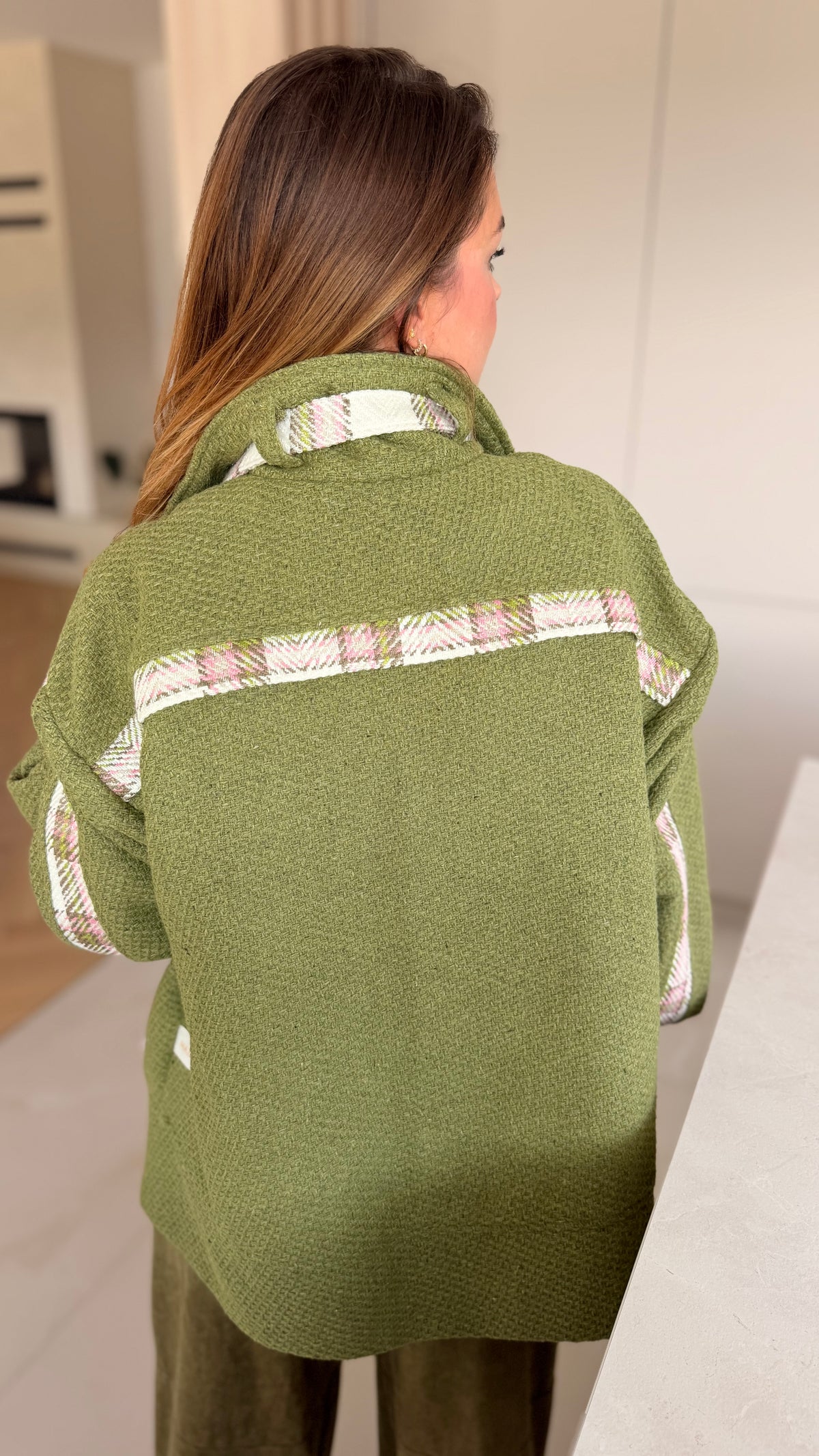 Skladom - Khaki Karo Jacket