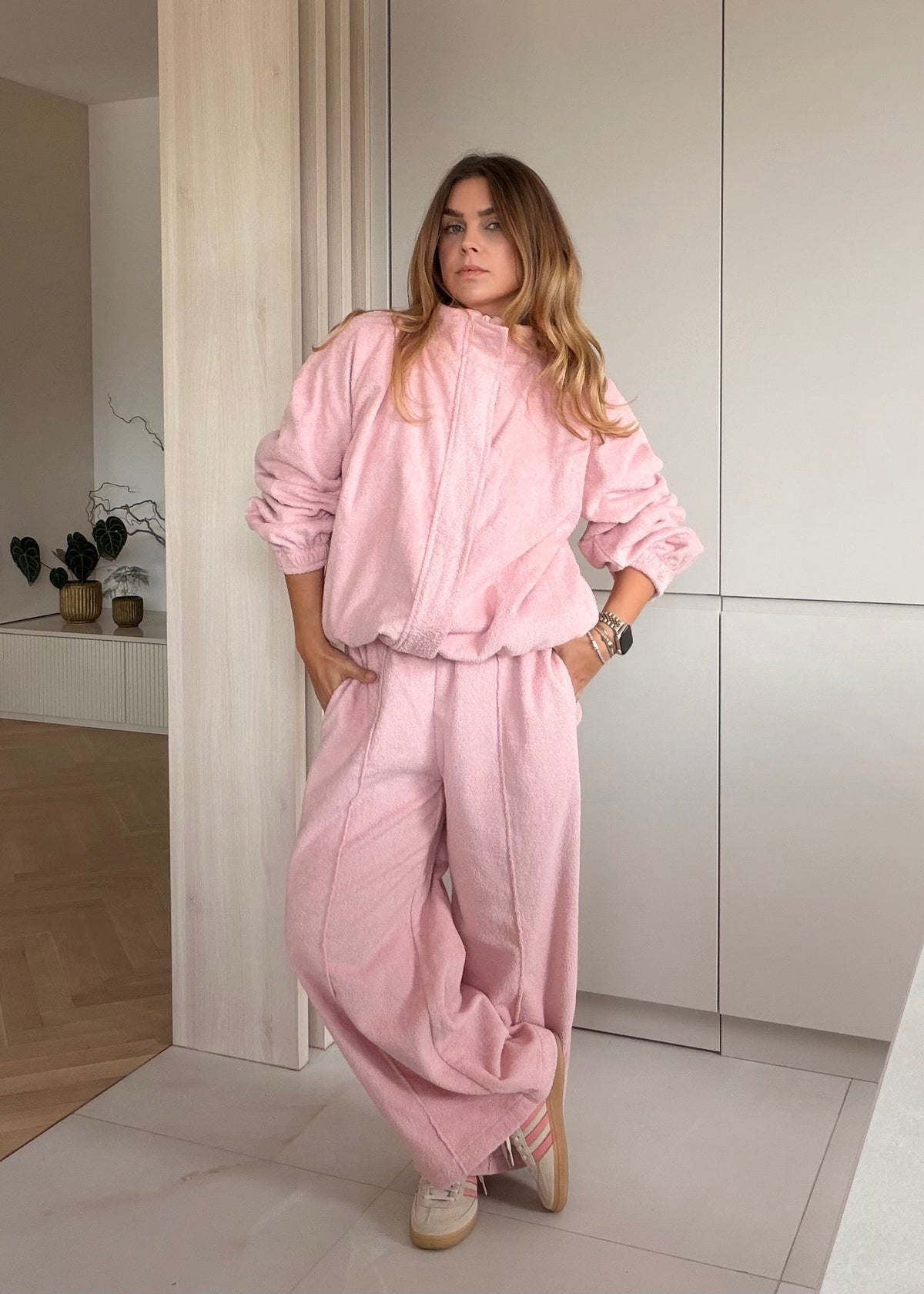 Na mieru- Baby Pink Froté Set