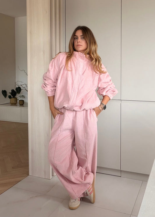 Na mieru- Baby Pink Froté Set
