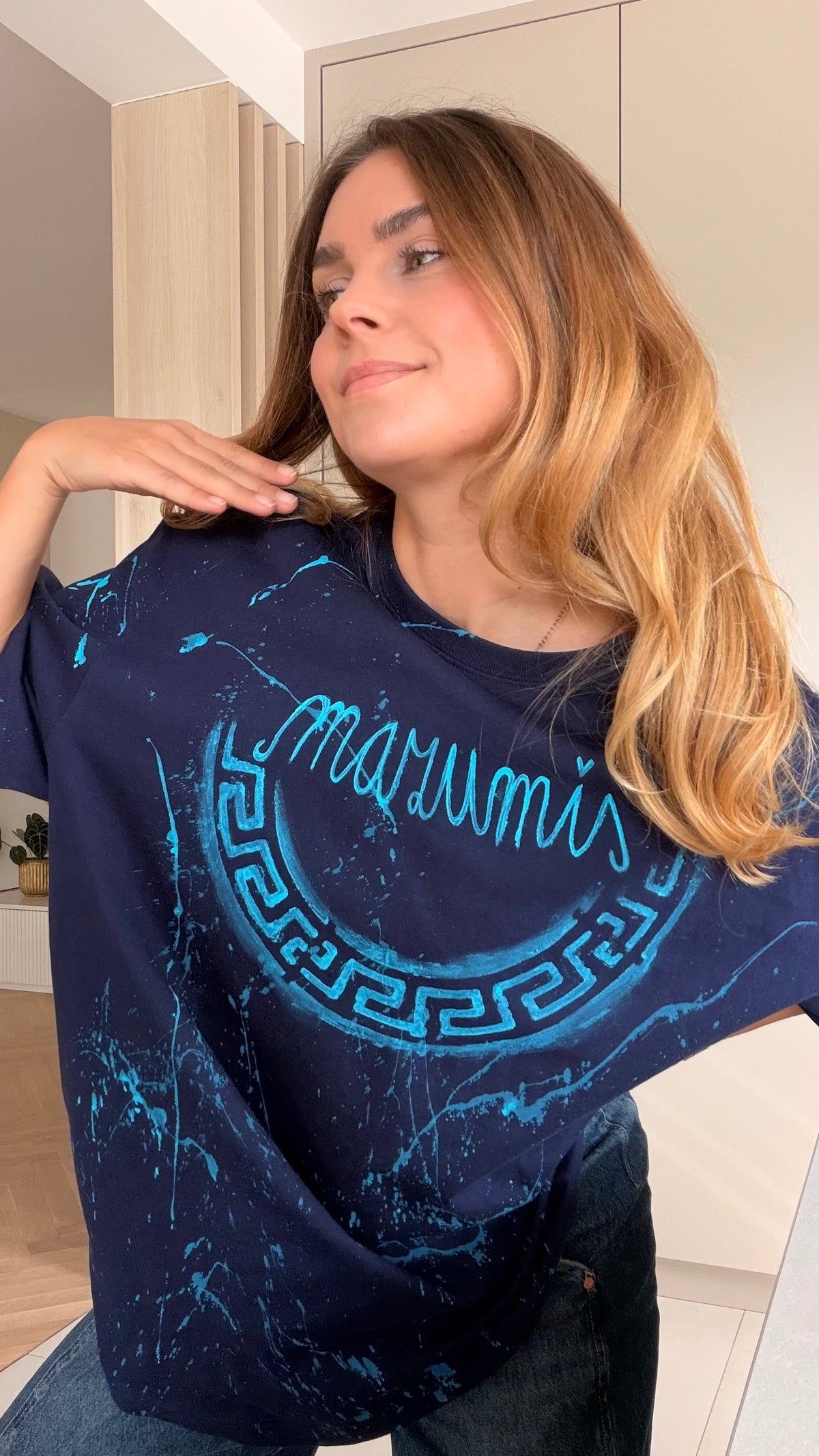 Skladom Tričko Mazumis blue