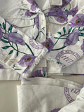 Sydney Purple/White Flower skirt Set