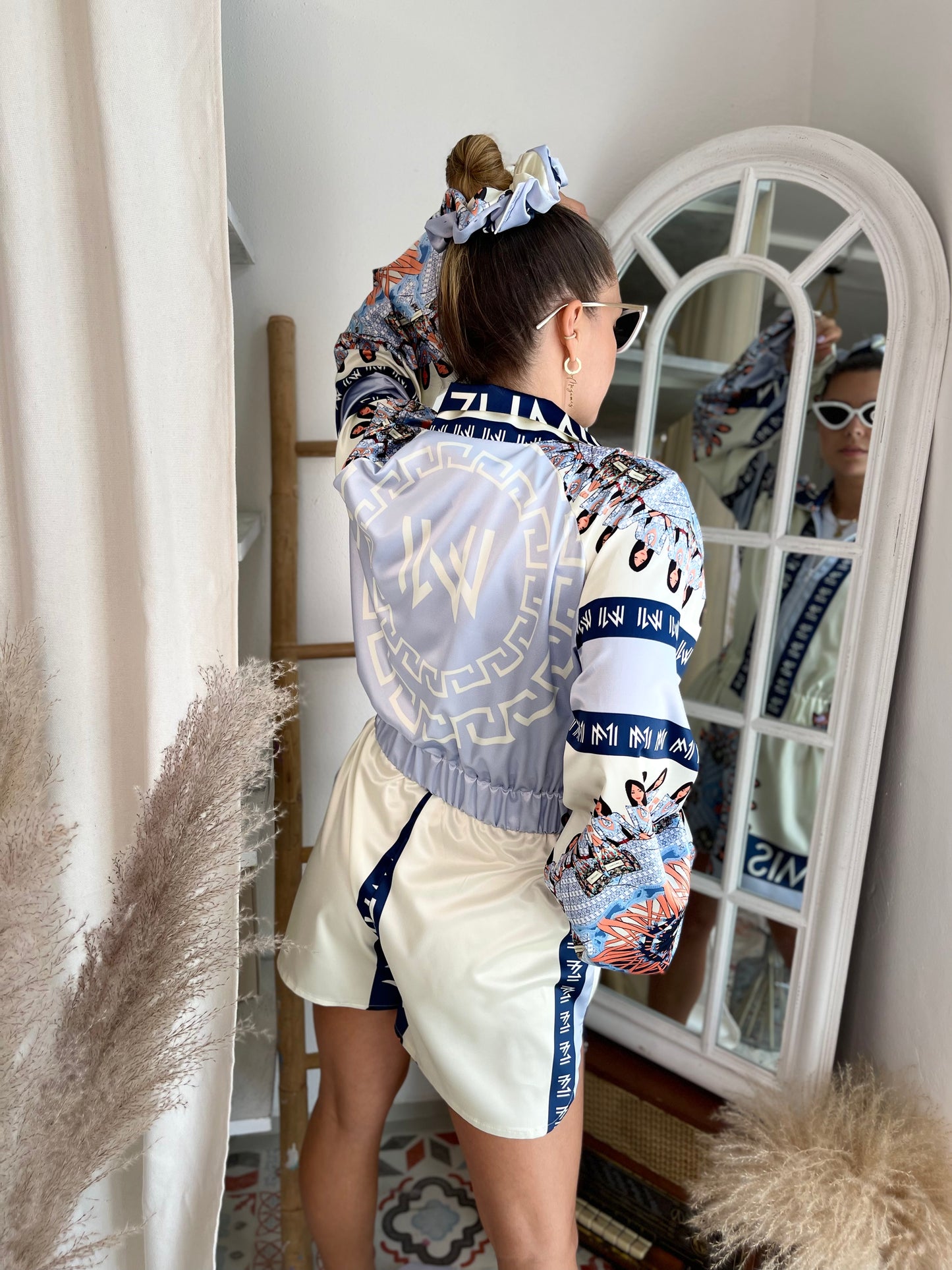 Set satin zip Mykonos