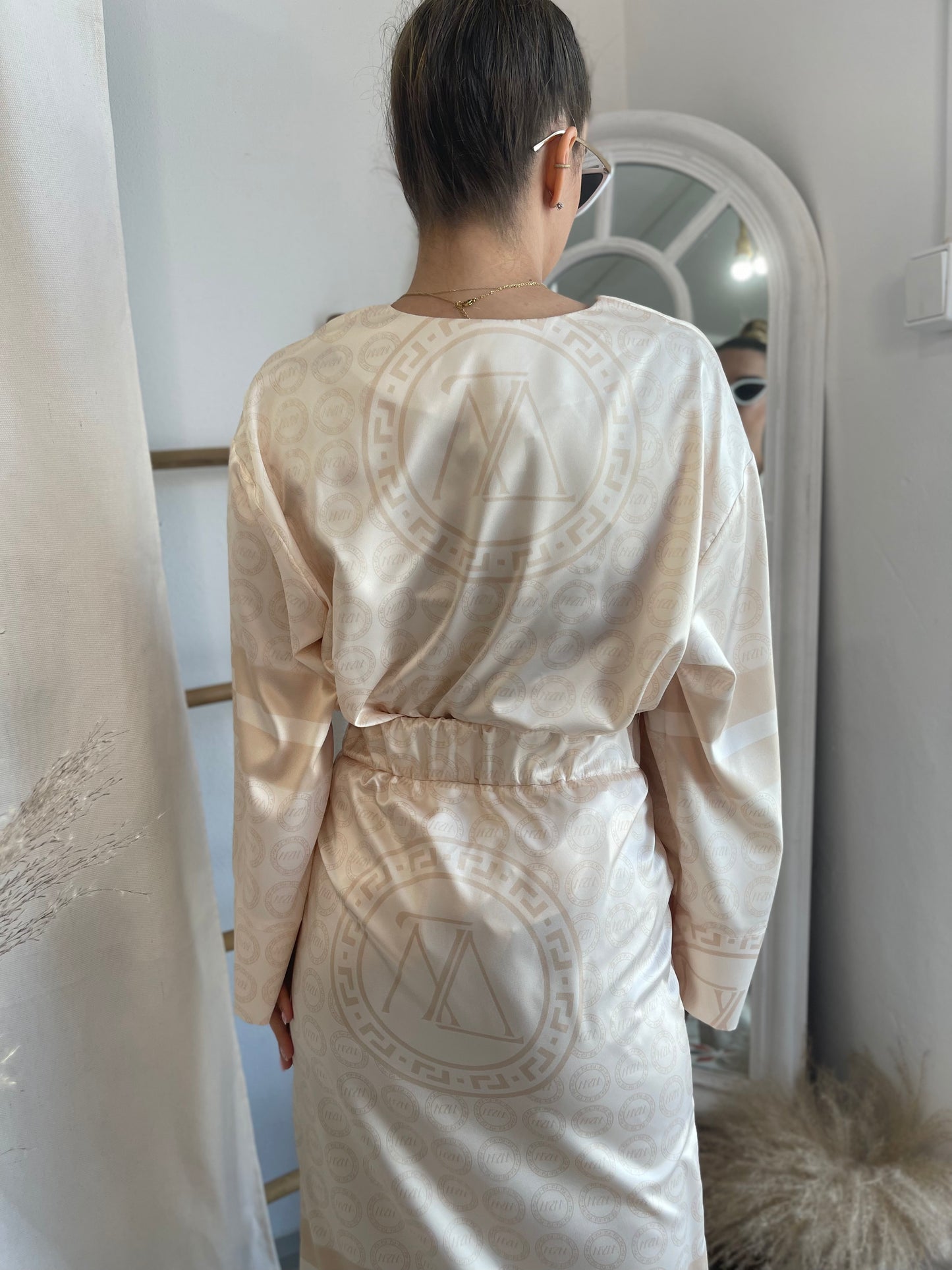 Satin Gold Tunika
