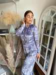 Grey Dolls Velvet Top