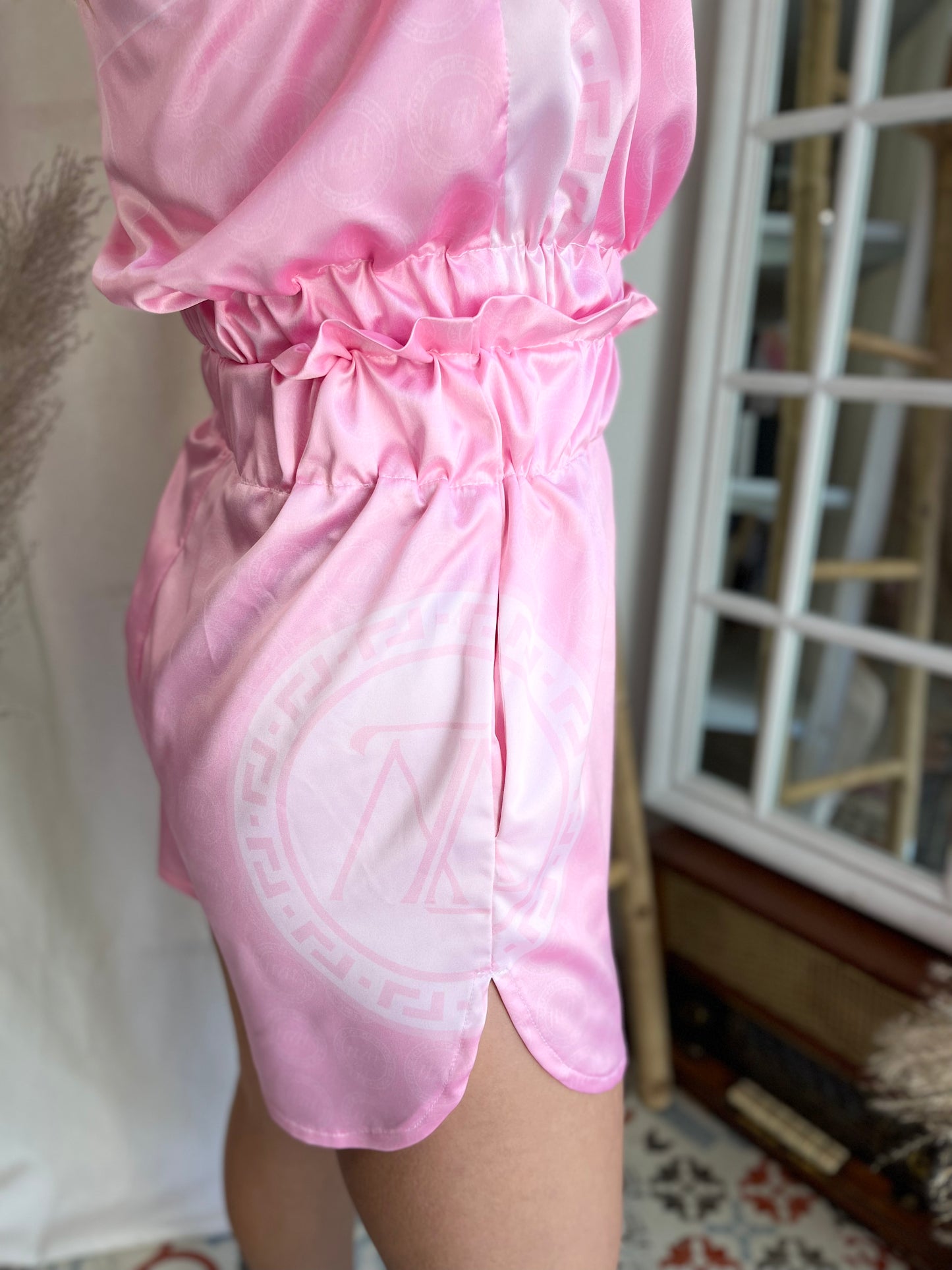 Short satin Pink