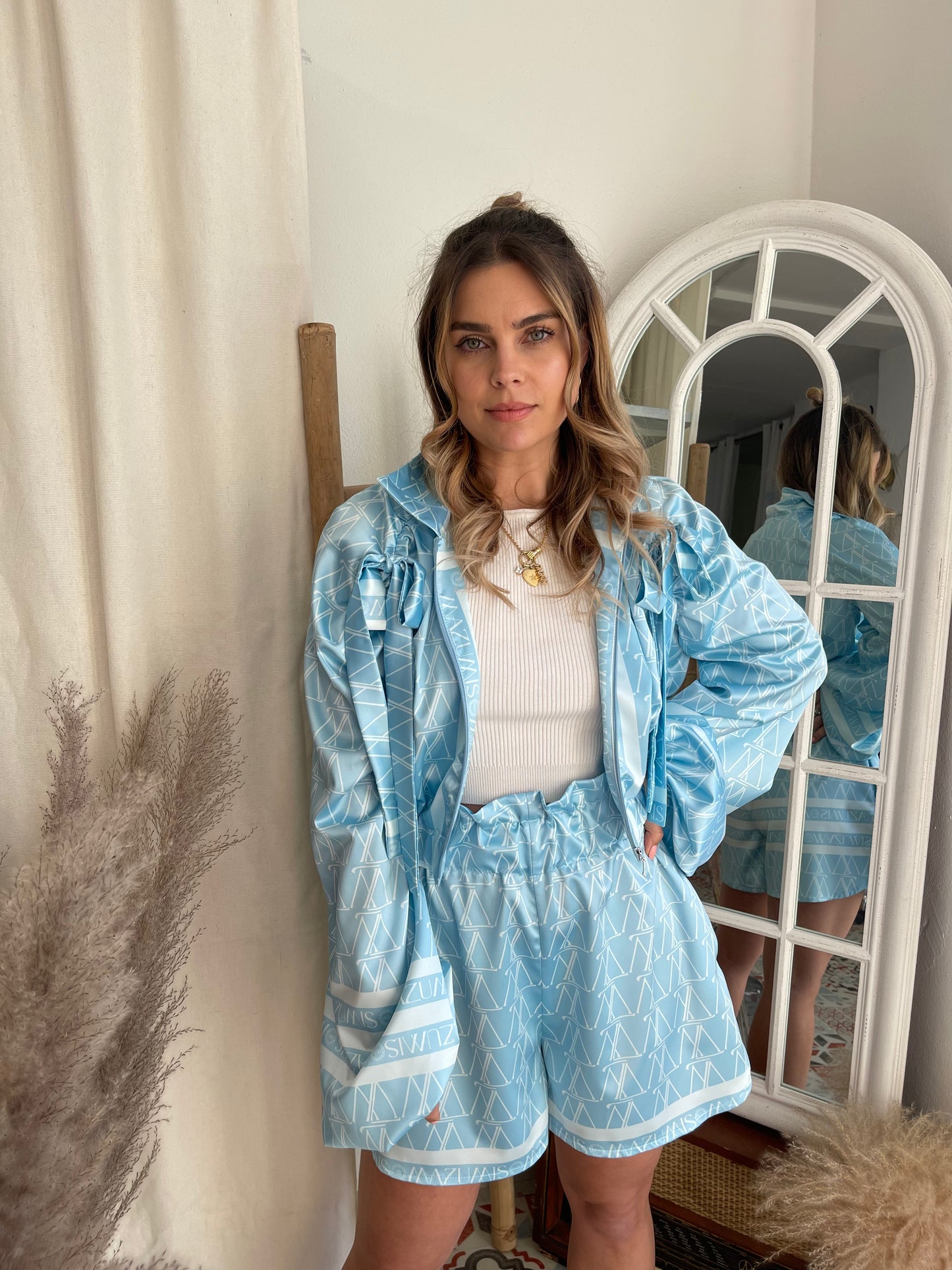 Satin Jaket Blue