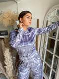 Grey Dolls Velvet Top